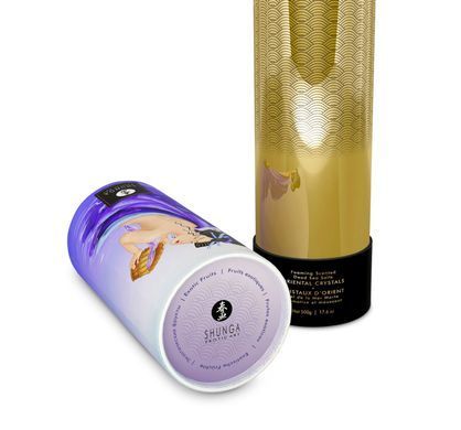 Пенящаяся соль для ванны Shunga Dead Sea salt Oriental Crystals &mdash; Exotic Fruits (500 г) SO6895 фото