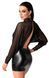 Платье Noir Handmade F348 Powerwetlook and tulle dress - XXL SX2093 фото 3
