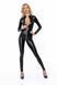 Комбинезон с мокрым эффектом Noir Handmade F293 Powerwetlook catsuit with front zipper, XXL SX0193 фото 1