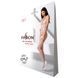 Бодистокинг Passion BS071 white, комбинезон на бретелях PBS071W фото 5