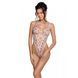 Эротическое боди с рисунком Passion LOVELIA BODY S/M, white SO4757 фото 1