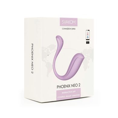 Интерактивное виброяйцо Svakom Phoenix Neo 2 Pastel Lilac, обновленная модель SX0728 фото