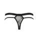 Мужские прозрачные стринги Passion 029 THONG COLLIN XXL/XXXL Black, сетка SO7560 фото 6