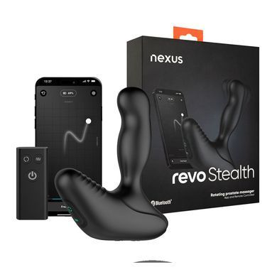 Смарт-массажер простаты Nexus Revo Stealth with APP, вибрация+ротация, пульт ДУ, до 10 часов работы SX2419 фото
