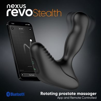 Смарт-массажер простаты Nexus Revo Stealth with APP, вибрация+ротация, пульт ДУ, до 10 часов работы SX2419 фото