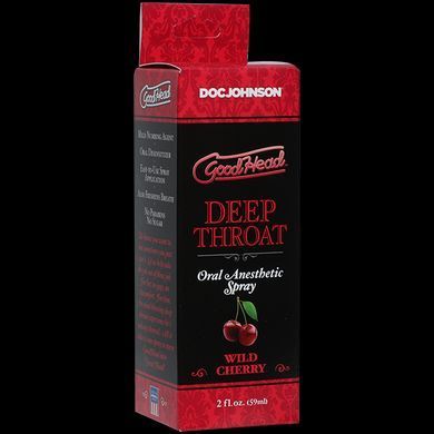 Спрей для минета Doc Johnson GoodHead DeepThroat Spray &ndash; Wild Cherry 59 мл для глубокого минета SO2800 фото