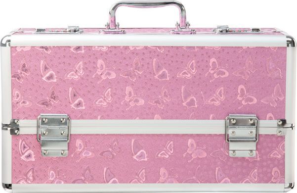 Большой кейс для хранения секс-игрушек BMS Factory Large Lokable Vibrator Case Pink, кодовый замок SO8900 фото