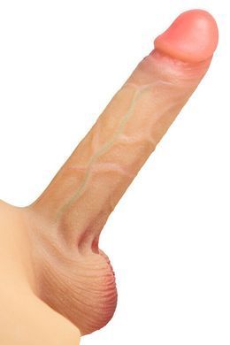 Силиконовые трусики с фаллоимитатором Real Body Real Manly, S/M, цельная конструкция, для нее SO9954 фото