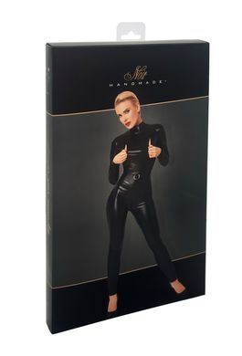 Комбинезон Noir Handmade F319 Caged, S, под латекс, длинный рукав, с доступом, кольцо на поясе SX0345 фото