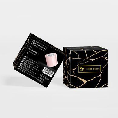 Скотч для бондажа Liebe Seele Bondage Tape Pink 25м, не липнет к коже и волосам, без следов SO9527 фото