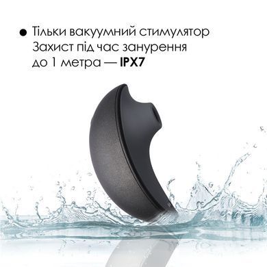 Вакуумный клиторальный смарт-стимулятор Svakom Pulse Galaxie Midnight Black, проектор звездного неба SO9678 фото