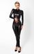 Комбинезон Noir Handmade F319 Caged, S, под латекс, длинный рукав, с доступом, кольцо на поясе SX0345 фото 2