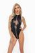 Боди с мокрым эффектом Noir Handmade F294 Powerwetlook bodysuit with front zipper, S SX0195 фото 2