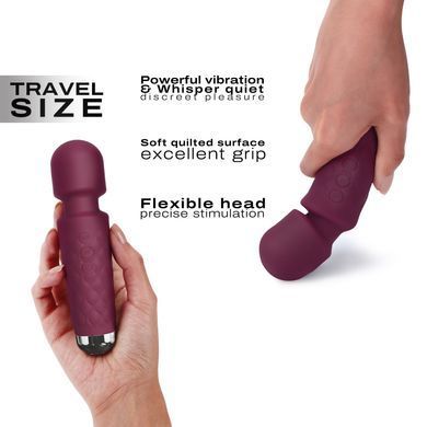 Мини-вибромассажер Dorcel Wand Mini Wanderful Plum SO7815 фото