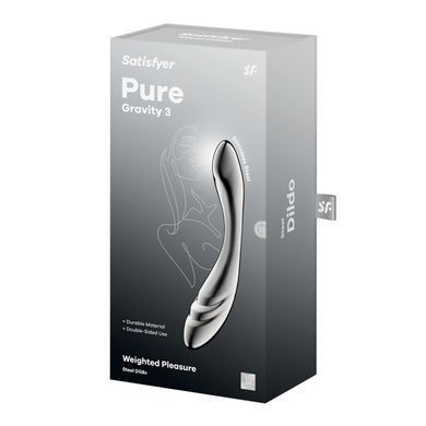 Металлический дилдо Satisfyer Pure Gravity 3 SX3255 фото