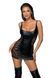 Платье с кружевными вставками Noir Handmade F229 Powerwetlook dress with lace inserts, M SX0098 фото 3