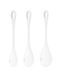 Набор йони бусин Satisfyer Yoni Power 1 White, диаметр 2-2,5-3см, вес 22-46-74гр SO6735 фото 4