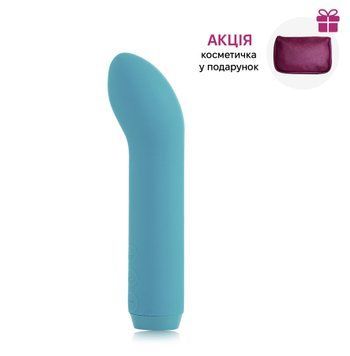 Премиум вибратор Je Joue - G-Spot Bullet Vibrator Teal с глубокой вибрацией + подарок косметичка SO3031 фото