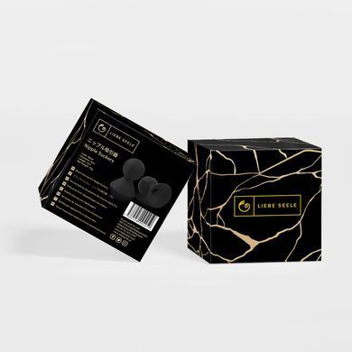 Присоски для сосков Liebe Seele Nipple Suckers Black, силикон SO9529 фото
