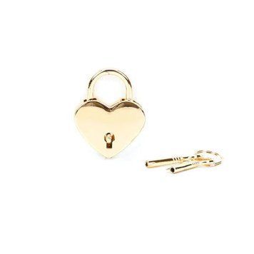Замочек Liebe Seele Heart Shape Padlock Gold (2 шт) SX1677 фото