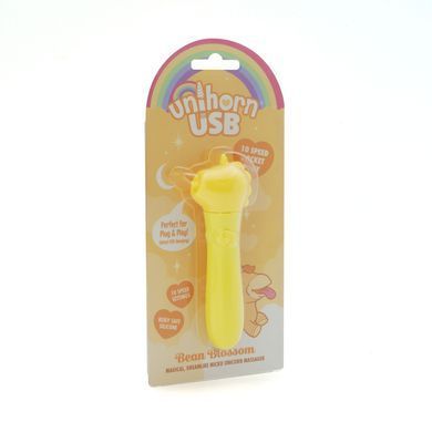 Вибратор-единорожка Unihorn USB Bullet &ndash; Bean Blossom, вибропуля, USB-зарядка, 10 режимов SX2857 фото