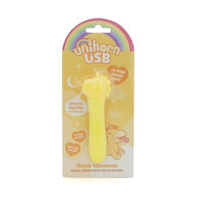Вибратор-единорожка Unihorn USB Bullet &ndash; Bean Blossom, вибропуля, USB-зарядка, 10 режимов SX2857 фото