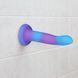 Светящийся в темноте фаллоимитатор ADDICTION Rave 8&Prime; Glow in the Dark Dildo Blue Purple, 20,3 см SO6851 фото 6