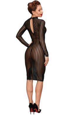 Платье с мокрым эффектом Noir Handmade F182 Classic dress made of elastic tulle, XXL SX0051 фото