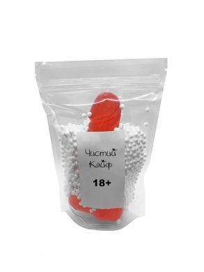 Крафтовое мыло-член с присоской Чистий Кайф Red size M, натуральное SO2637 фото