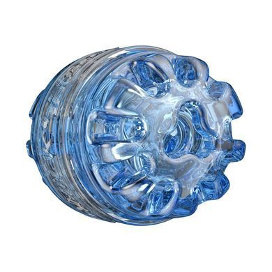 Мастурбатор Fleshlight Quickshot Turbo Blue Ice, компактный, сквозной, подойдет для пар и минета SX0678 фото