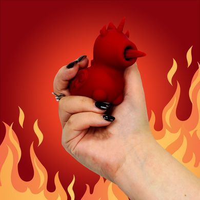 Вибратор-единорожка Unihorn &ndash; Blaze Diablo, ласкающий раздвоенный язычок SX2858 фото