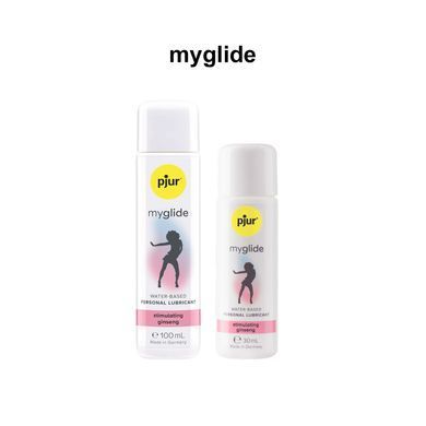 Возбуждающая смазка на водной основе pjur myglide 30 мл, с женьшенем, тепло+покалывание PJ10550 фото
