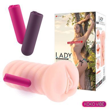 Мастурбатор-вагина Kokos Lady Vibe SX1410 фото