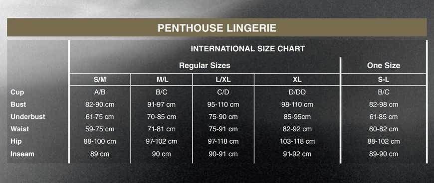 Бэби-долл с ажурным браллетом и высоким разрезом Penthouse - Sweet Beast Rose L/XL SO5297 фото