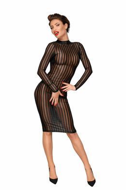 Платье с мокрым эффектом Noir Handmade F182 Classic dress made of elastic tulle, 3XL SX0052 фото