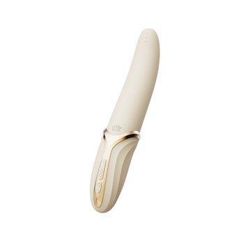 Вибратор Zalo &ndash; EVE Ivory White, вибрация + ротация, имитация язычка, подогрев до 39 &deg;C SO9548 фото