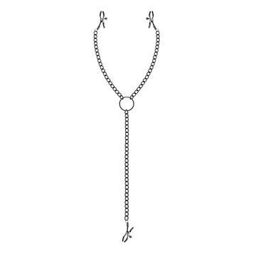 Зажимы для сосков и клитора Bedroom Fantasies: Nipple & Clitoral Clamps, черные SO8818 фото