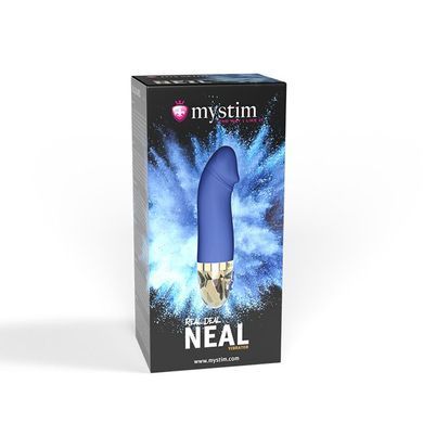 Вибратор Mystim Real Deal Neil Blue, мощный мотор, 8 режимов SO8139 фото