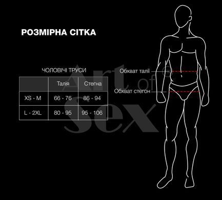 Мужские трусы XS-2XL с силиконовой анальной пробкой Art of Sex - Joni plug panties size S Black SO6172 фото