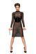 Платье с мокрым эффектом Noir Handmade F182 Classic dress made of elastic tulle, 3XL SX0052 фото 5
