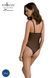 Боди Passion KERRIA BODY black, S/M, с высокими вырезами и верхом балконет SX0486 фото 2