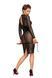 Платье с мокрым эффектом Noir Handmade F182 Classic dress made of elastic tulle, 3XL SX0052 фото 2