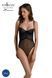 Боди Passion KERRIA BODY black, S/M, с высокими вырезами и верхом балконет SX0486 фото 1