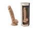 Фаллоимитатор SilexD Vetus Flesh (MODEL 1 size 8in), двухслойный, силикон+Silexpan, диаметр 4,2см SO3115 фото 9