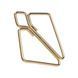 Зажимы для сосков с тяжелой подвеской LOCKINK Nipple Clamps with Heavy Pendant - Golden SX0844 фото 6