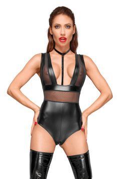 Боди с мокрым эффектом Noir Handmade F183 Powerwetlook body, S SX0053 фото
