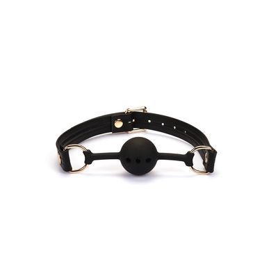 Кляп Liebe Seele Black Organosilicon Ball Gag SO9483 фото