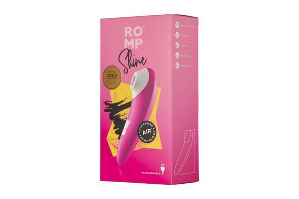 Вакуумный клиторальный стимулятор Romp Shine, 10 уровней интенсивности SO6956 фото