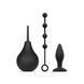 Набор новичка для анальной стимуляции Nexus ANAL BEGINNER KIT, спринцовка, анальные бусы и пробка SO6641 фото 1