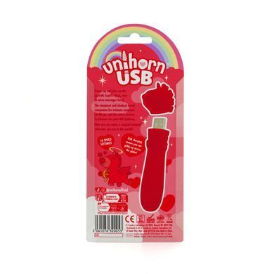 Вибратор-единорожка Unihorn USB Bullet &ndash; Cupid's Beau, вибропуля, USB-зарядка, 10 режимов SX2861 фото